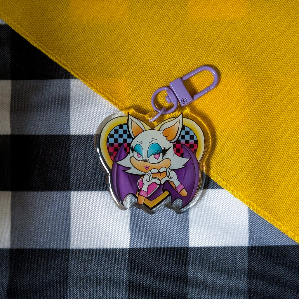 Shadow & Rouge Keychains!