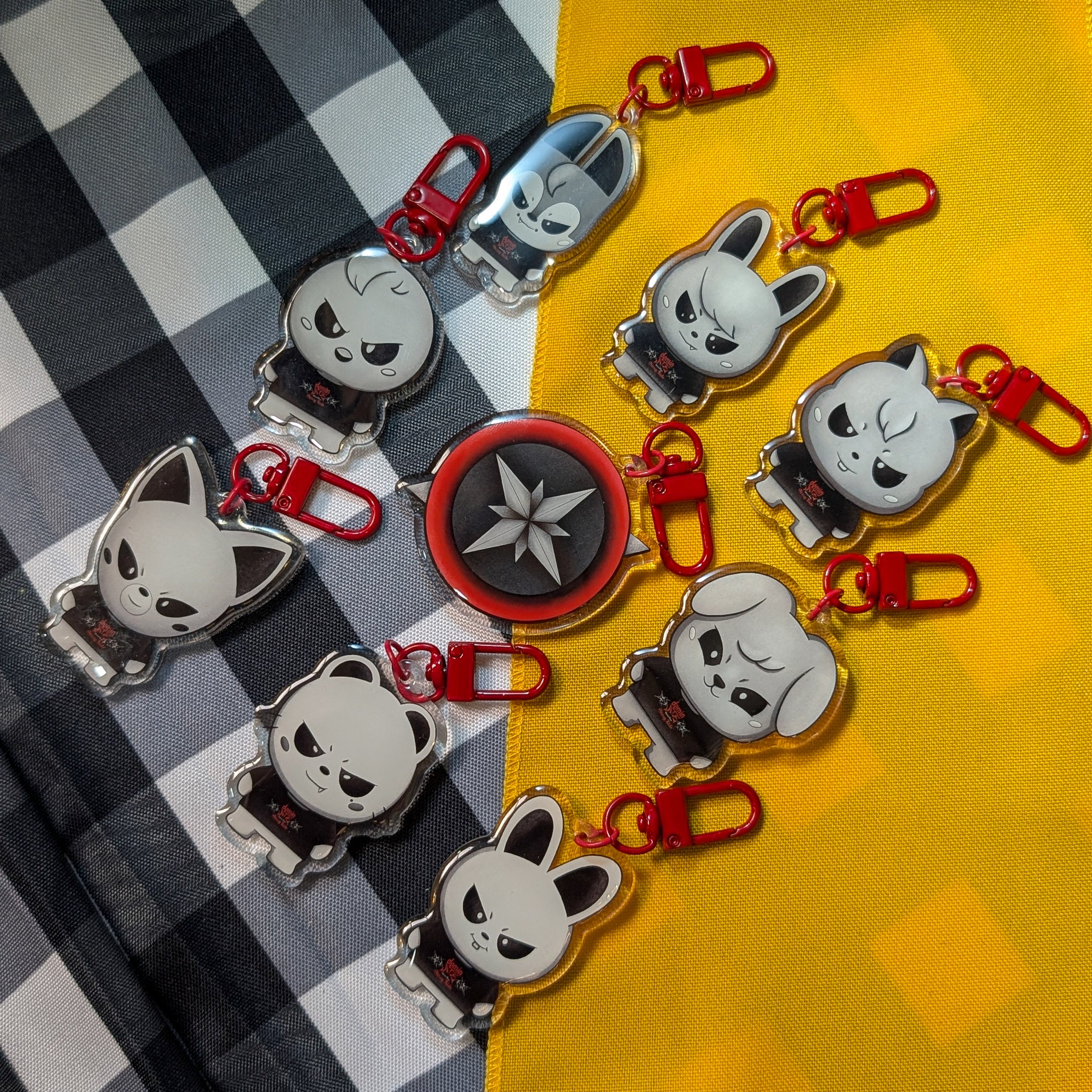 Stray Kids Domin-ATE Keychains