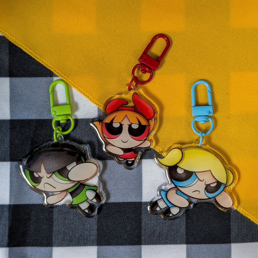 Powerpuff Girls Keychains!