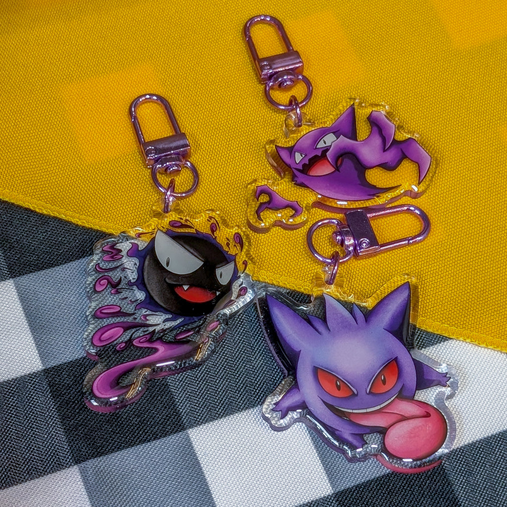 Gengar Evolution Keychains!
