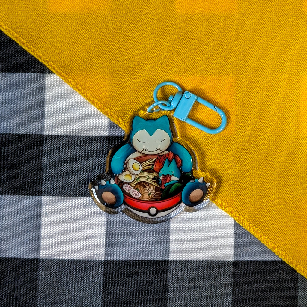 Snorlax Ramen Keychain!