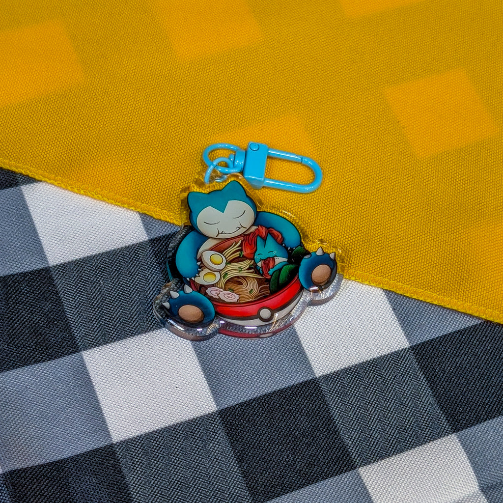 Snorlax Ramen Keychain!
