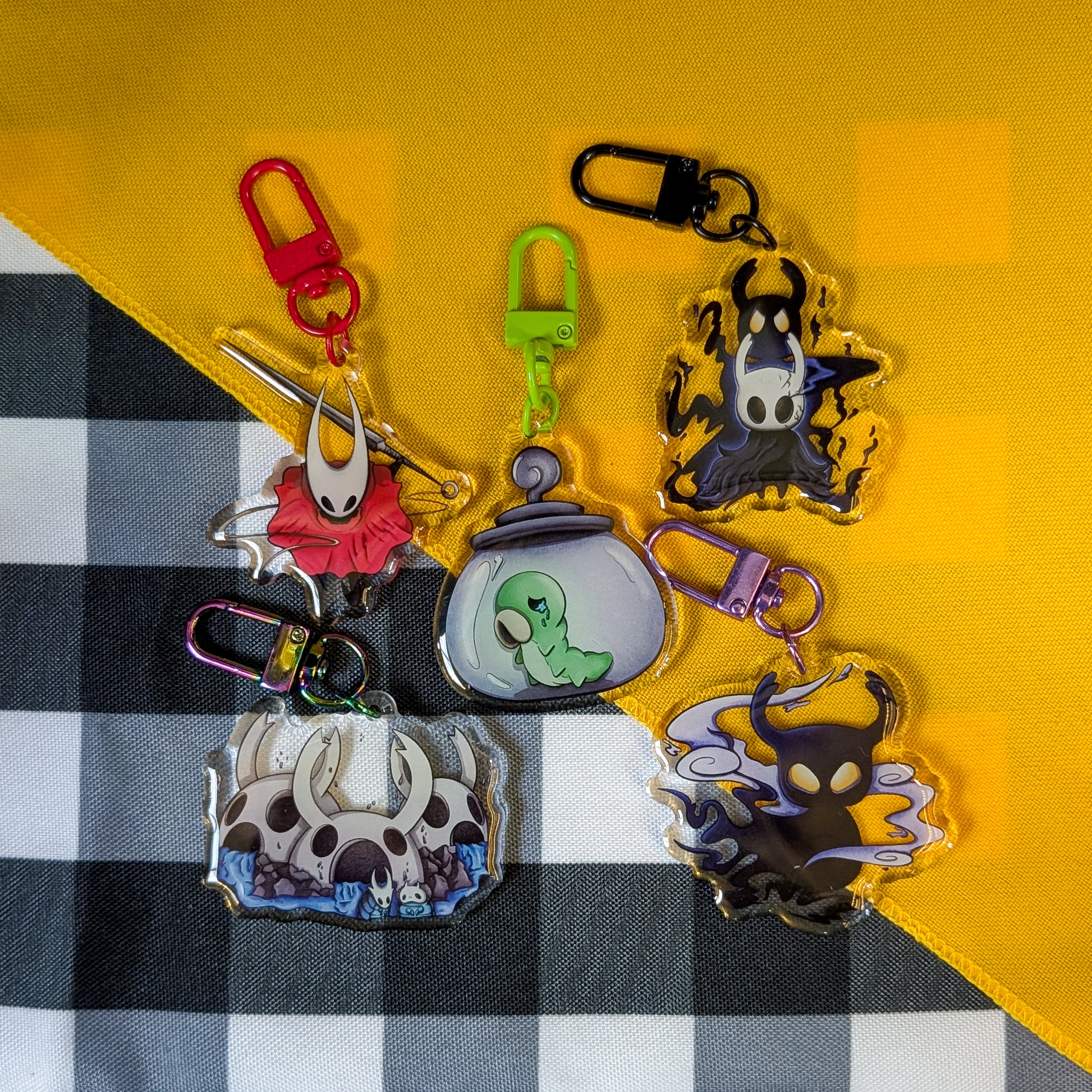 Hollow Knight Keychains!