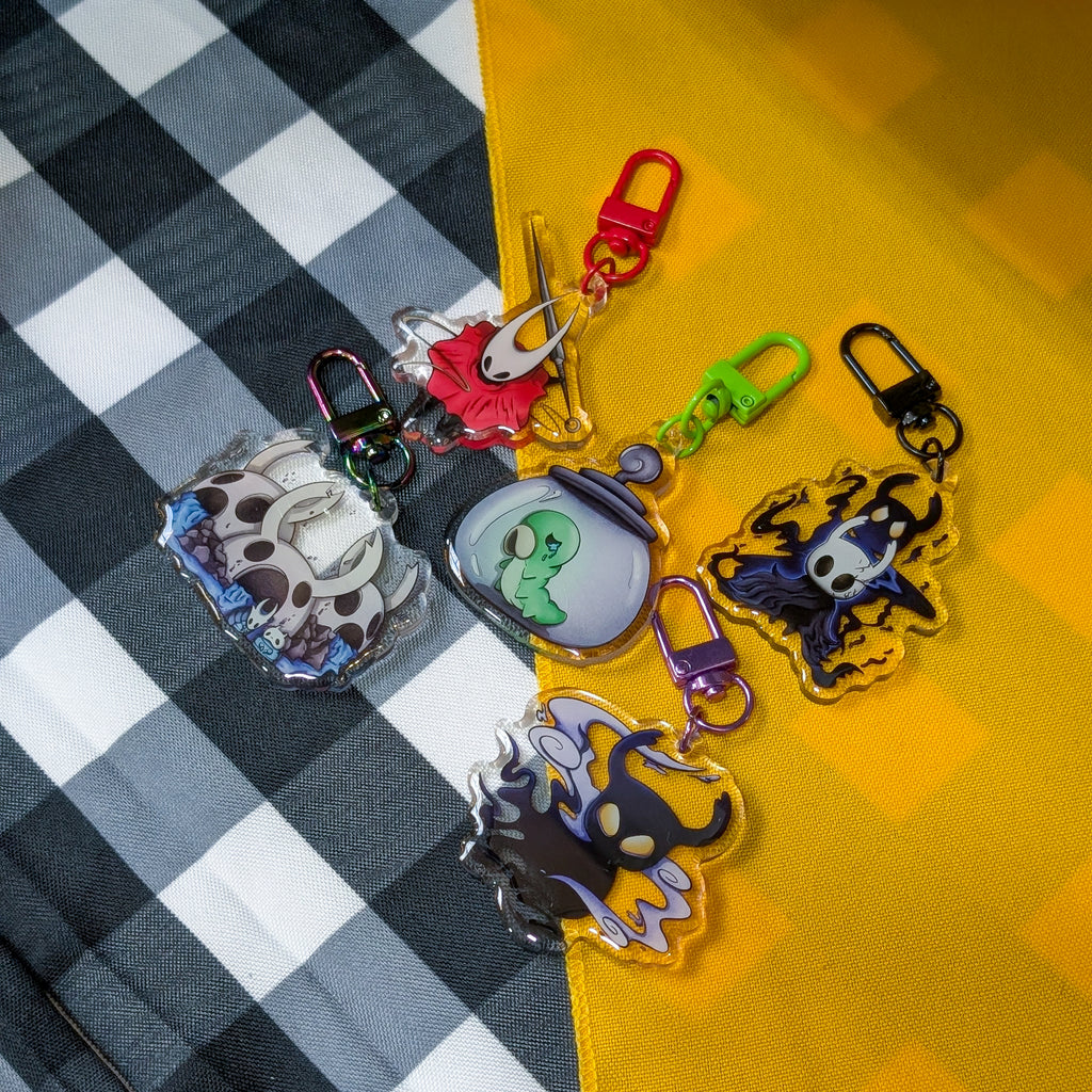 Hollow Knight Keychains!