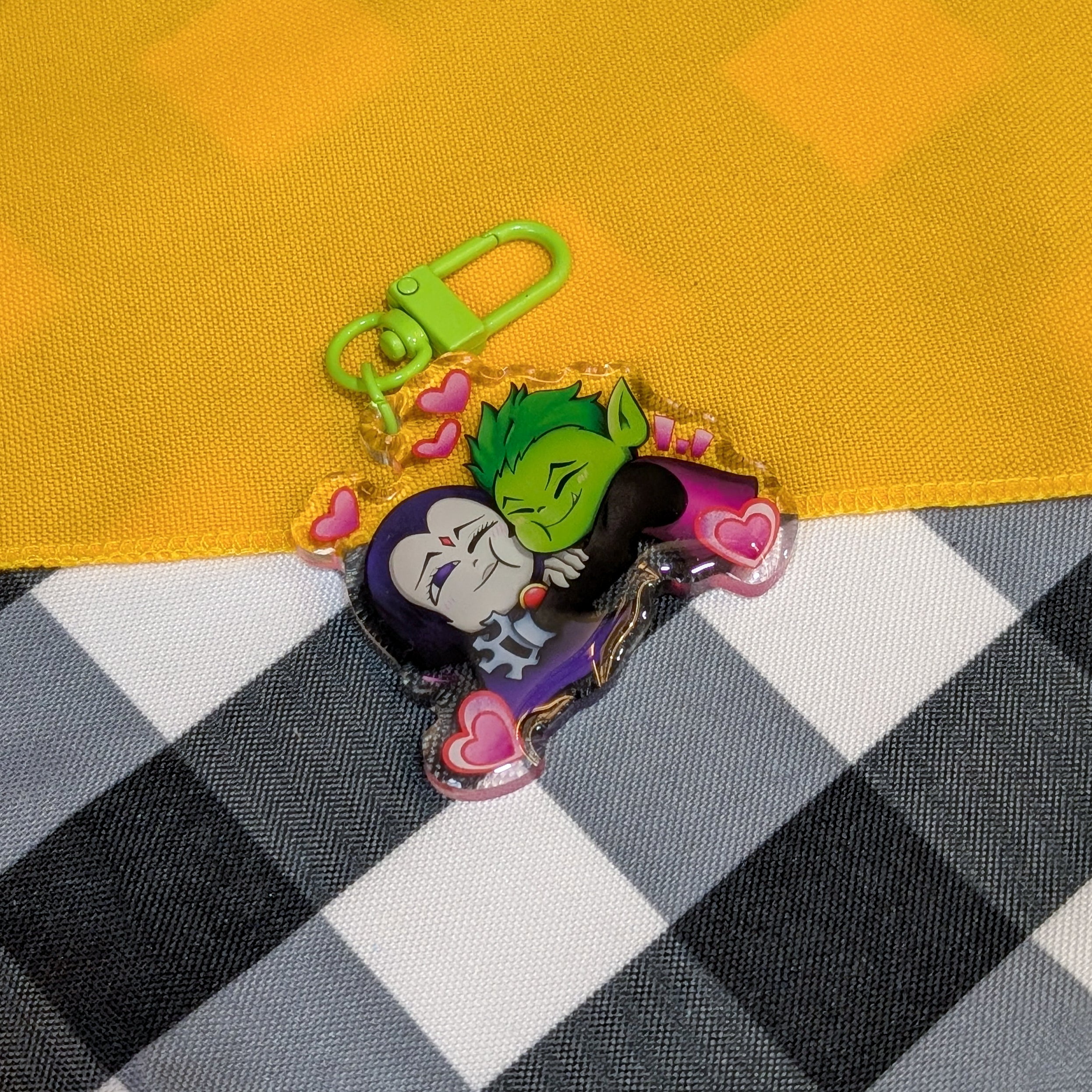 Raven & Beast Boy Keychain
