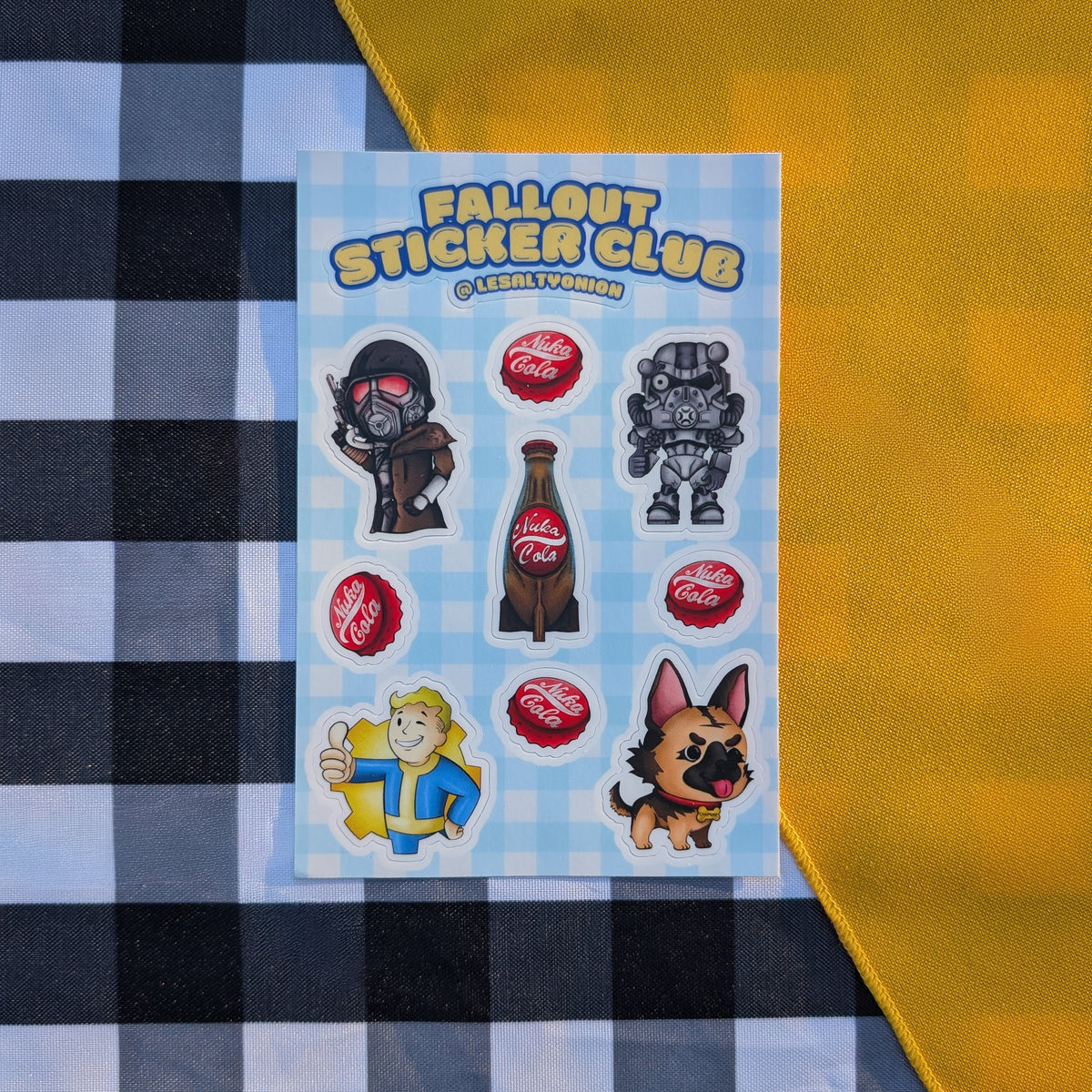Fallout Sticker Logo Fallout Sticker Sheet! – LeSaltyOnion