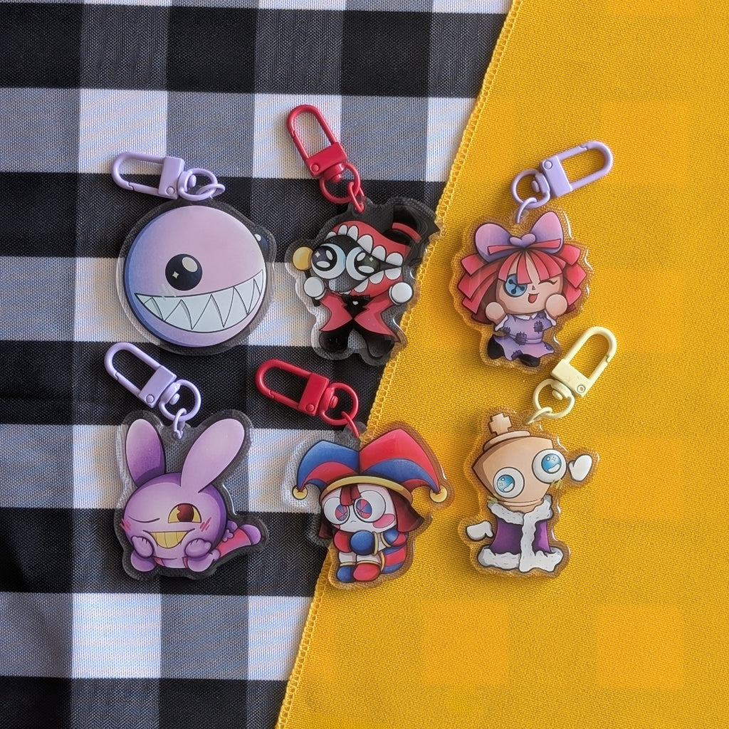 Digital Circus Keychains!
