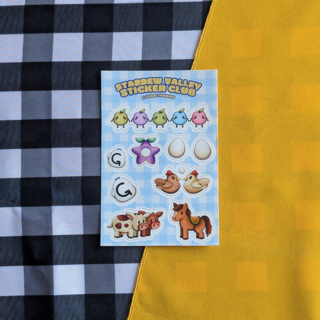 Stardew Valley Sticker Sheet!