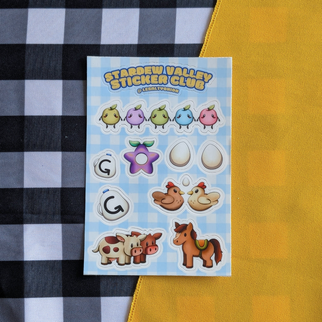 Stardew Valley Sticker Sheet!
