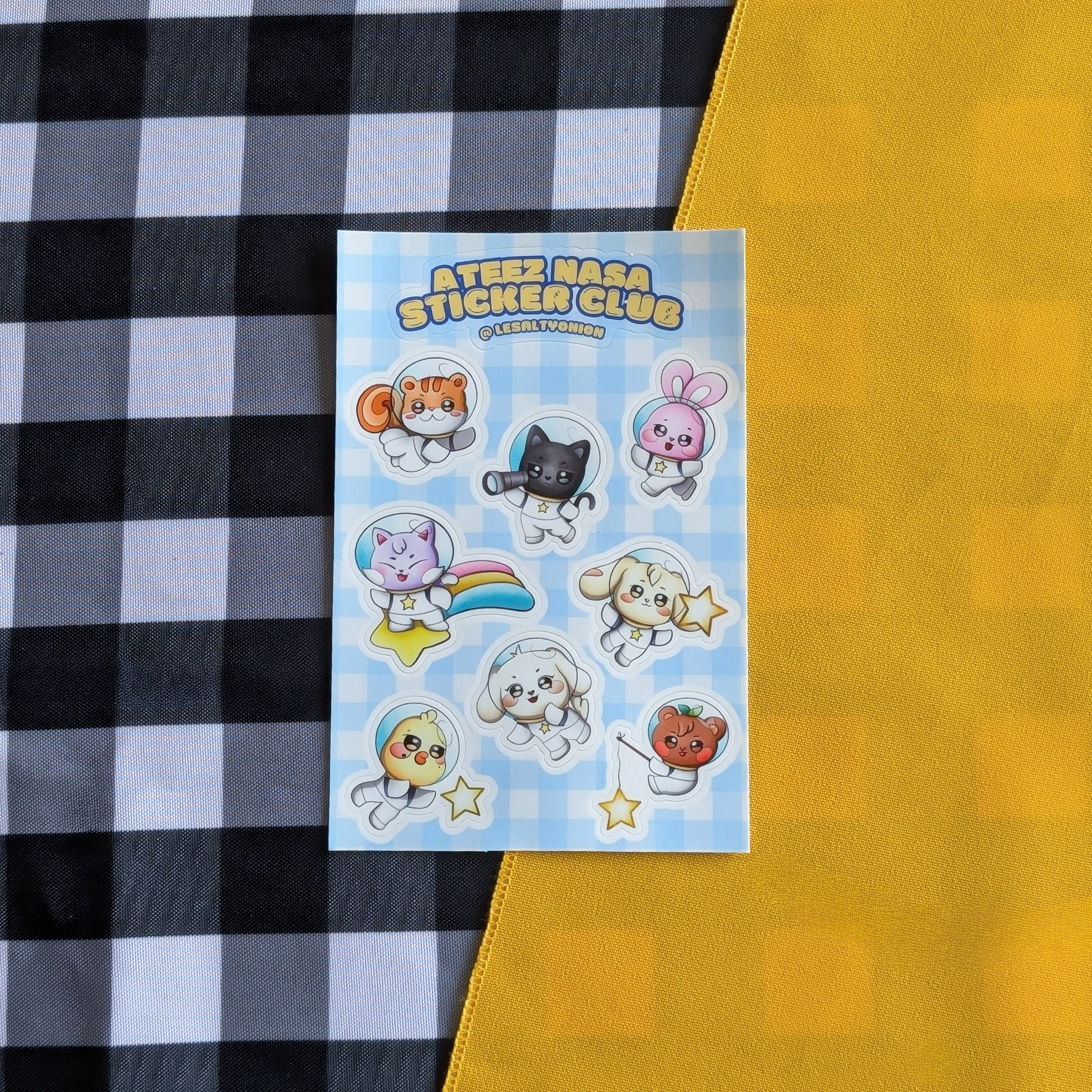 Ateez Nasa Sticker Sheet!