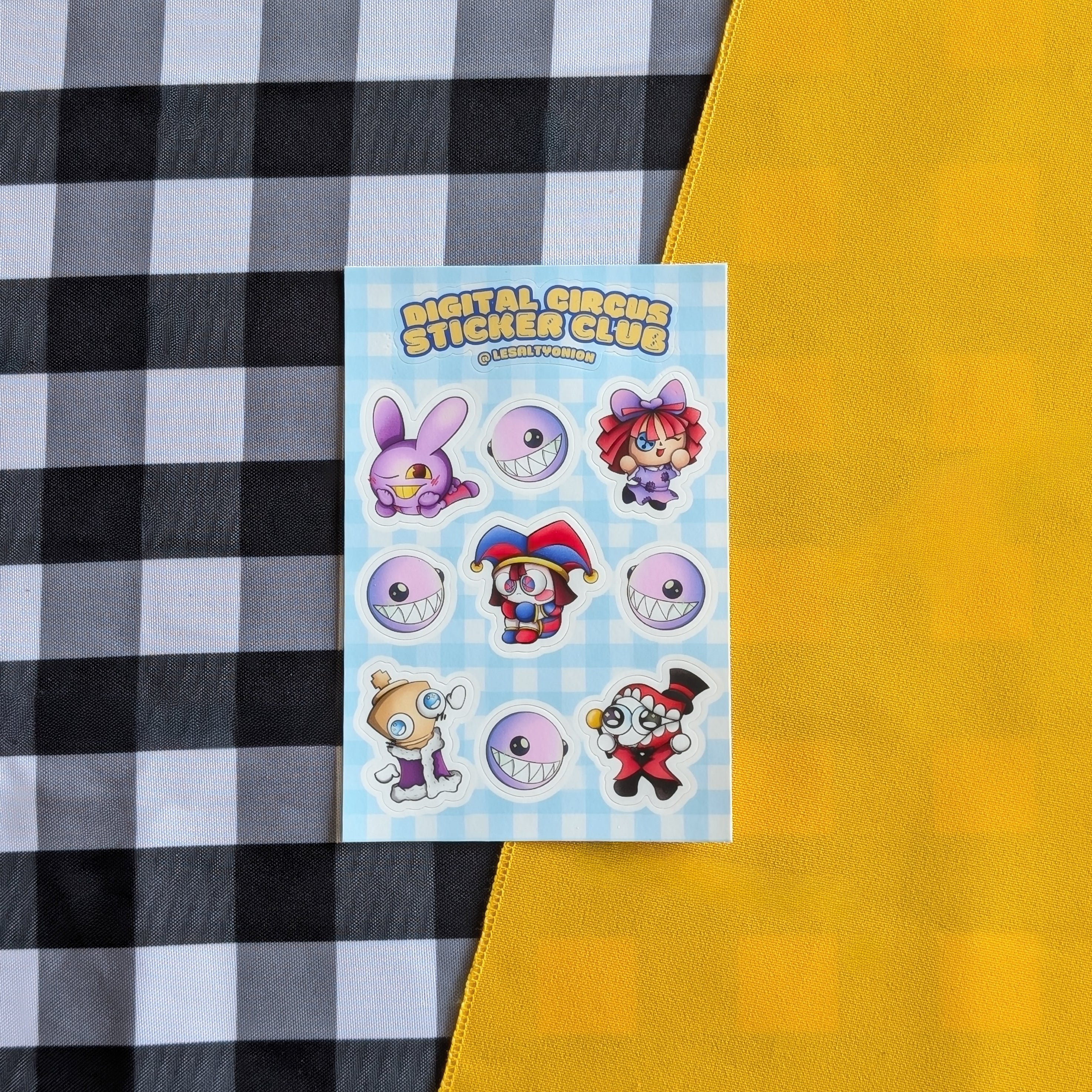 Digital Circus Sticker Sheet!