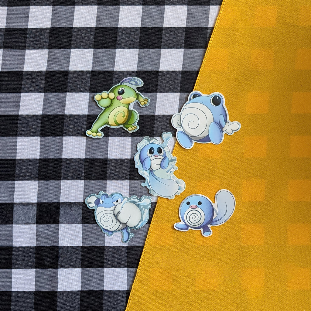 Poliwag Evolution Vinyl Sticker!