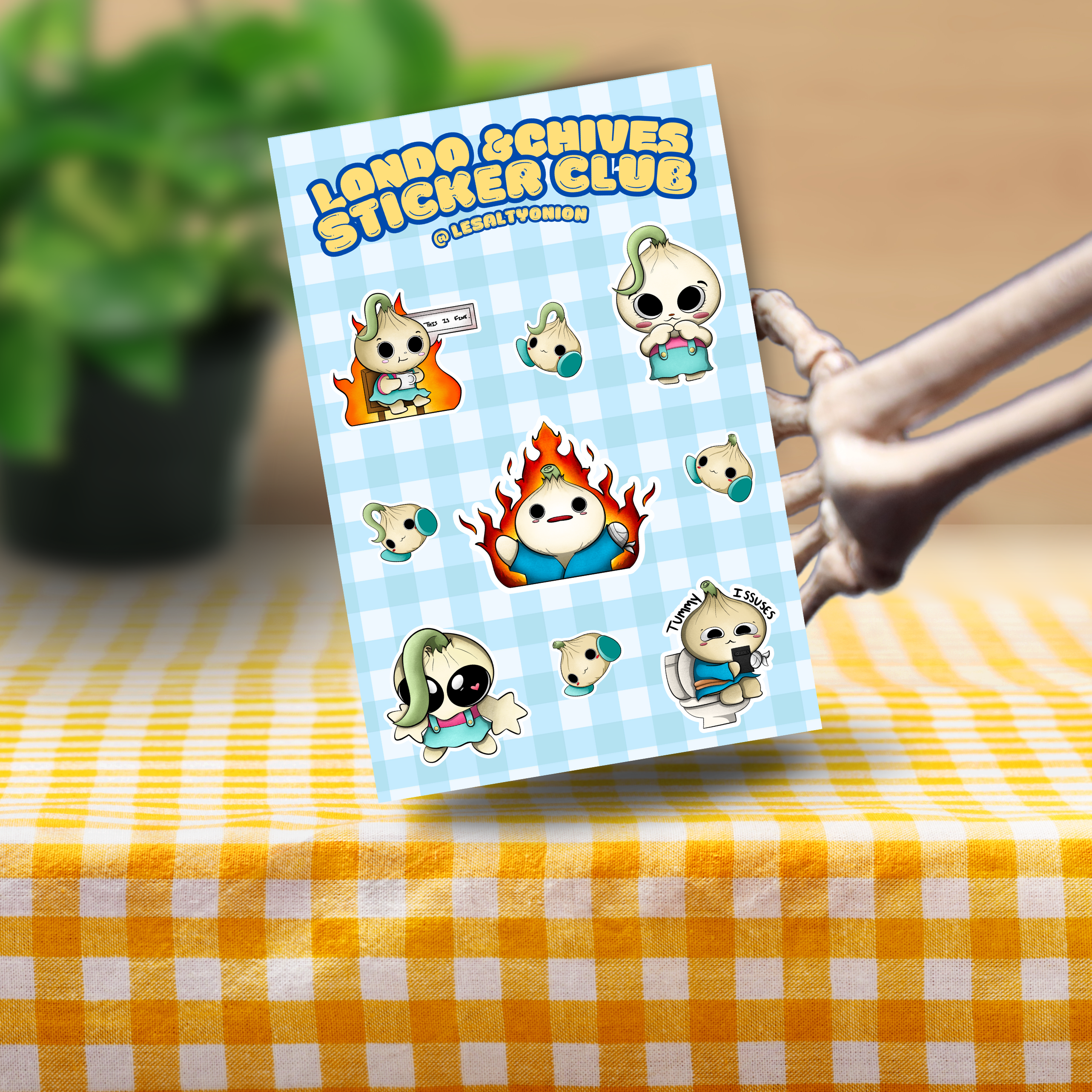 Londo & Chives Sticker Sheet!
