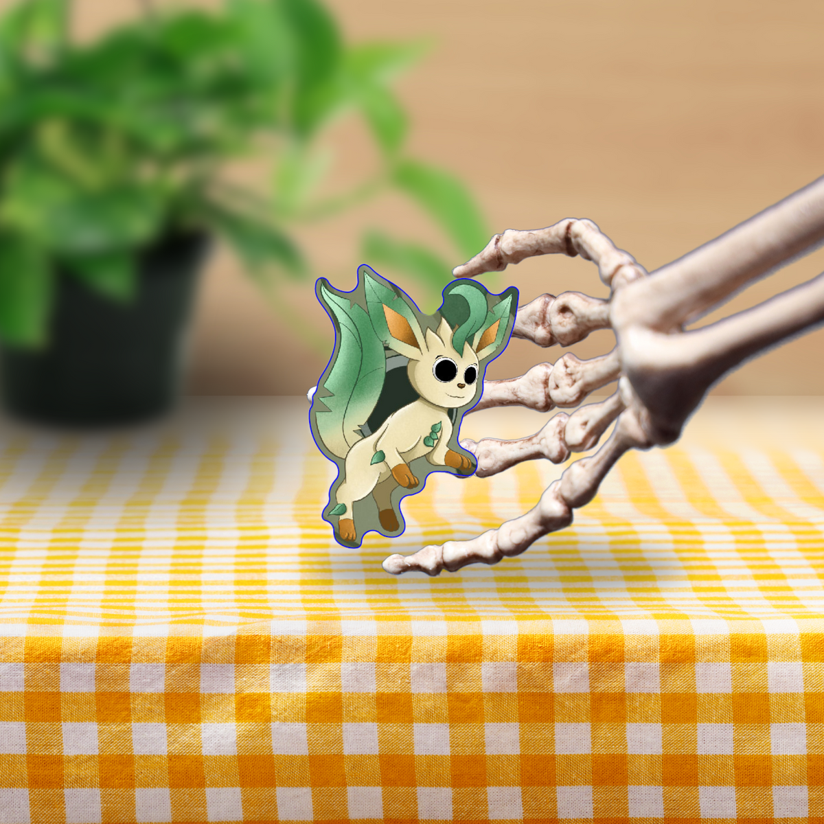 Leafeon Vinyl Sticker – LeSaltyOnion