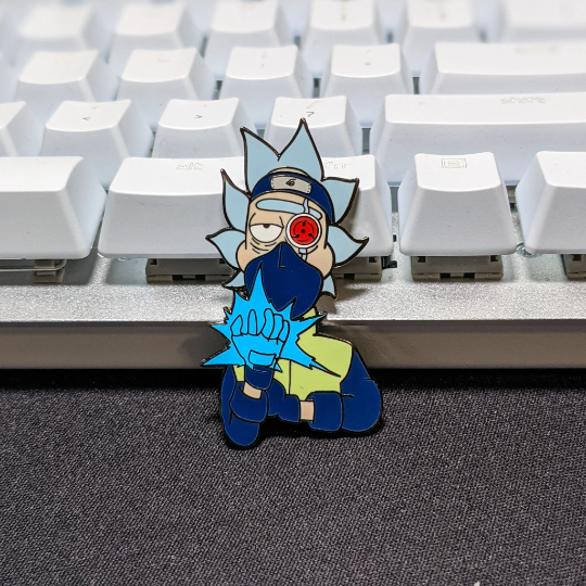 Rickashi Hard Enamel Pin – LeSaltyOnion