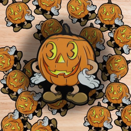 Pumpkin Rubber Hose Vinyl Sticker