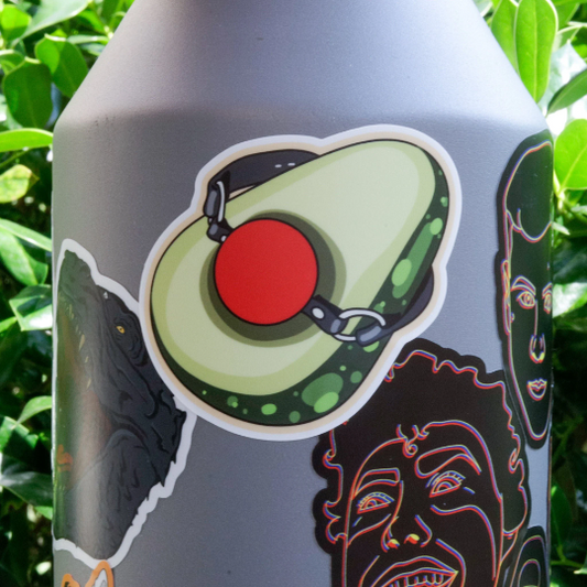 Kinky Avocado Vinyl Sticker