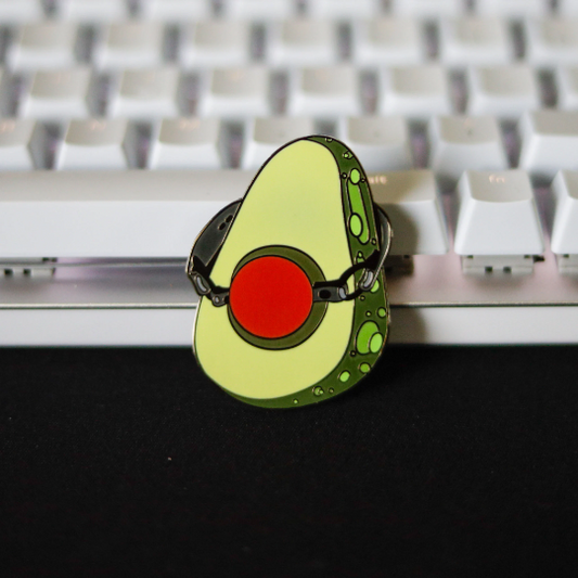 Kinky Avocado Hard Enamel Pin